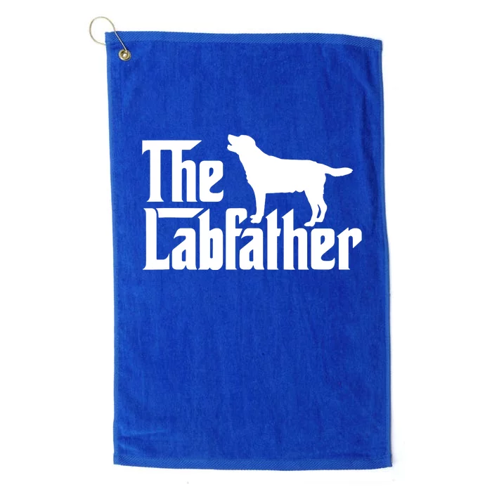 The Labfather Labrador Retriever Dog Dad Fathers Day Platinum Collection Golf Towel