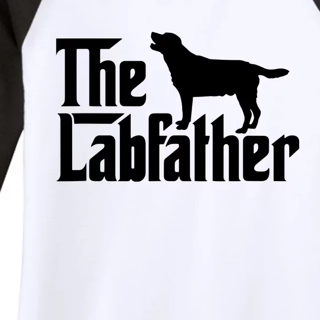 The Labfather Labrador Retriever Dog Dad Fathers Day Women's Tri-Blend 3/4-Sleeve Raglan Shirt