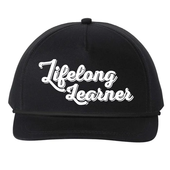 Thecrashcourse Lifelong Learner Snapback Five-Panel Rope Hat