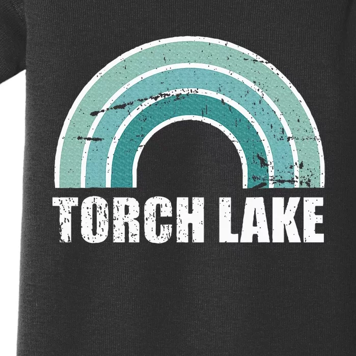 Torch Lake Michigan Family Vacation Baby Bodysuit