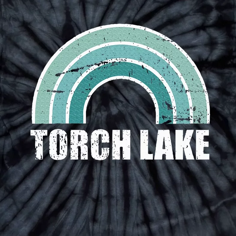 Torch Lake Michigan Family Vacation Tie-Dye T-Shirt