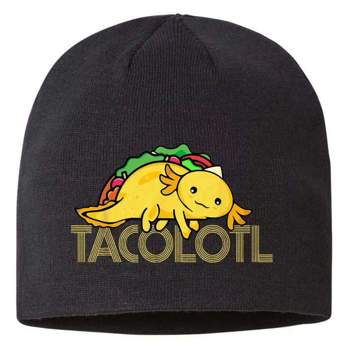 Taco Lover Men Axolotl Lover Women Cute Mexican Axolotl 8 1/2in Sustainable Knit Beanie