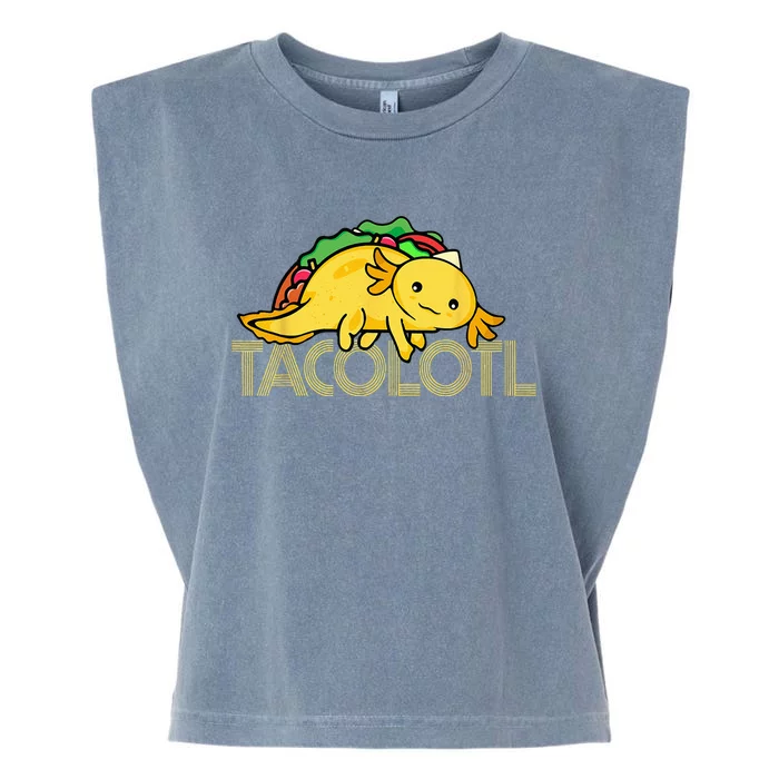 Taco Lover Men Axolotl Lover Women Cute Mexican Axolotl Garment-Dyed Women's Muscle Tee