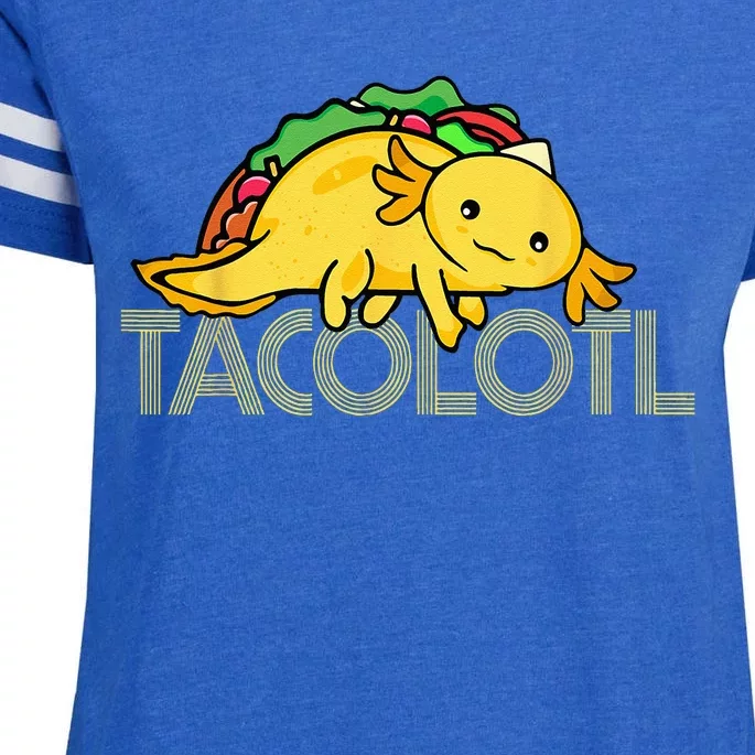 Taco Lover Men Axolotl Lover Women Cute Mexican Axolotl Enza Ladies Jersey Football T-Shirt