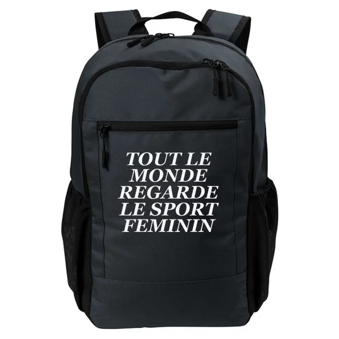 Tout Le Monde Regarde Le Sport Feminin Daily Commute Backpack