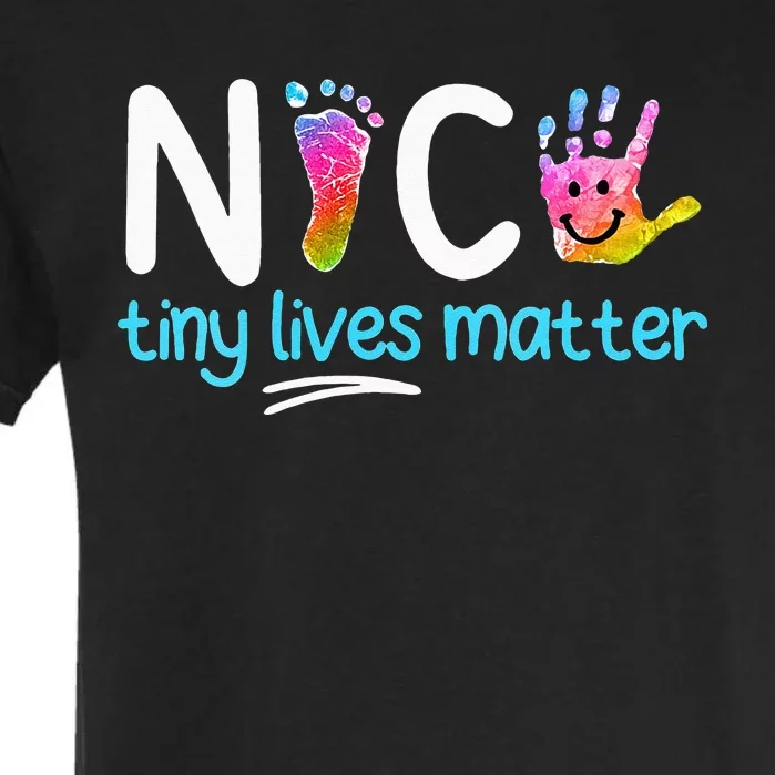 Tiny Lives Matter NICU Nursing Neonatal Nurses Garment-Dyed Heavyweight T-Shirt