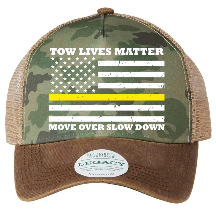 Tow Lives Matter Move Over Slow Down Legacy Tie Dye Trucker Hat