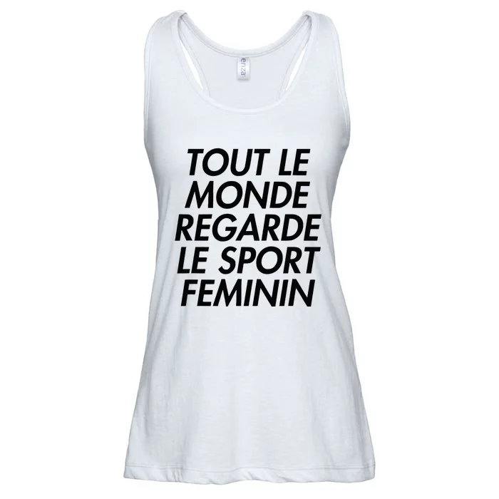 Tout Le Monde Regarde Le Sport Feminin Ladies Essential Flowy Tank