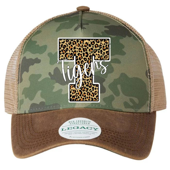 Tigers Leopard Mascot Legacy Tie Dye Trucker Hat