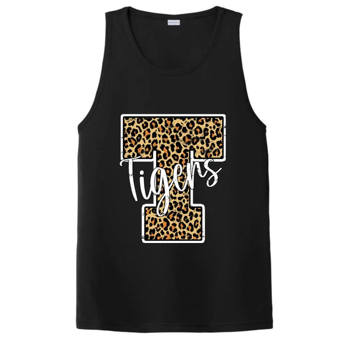 Tigers Leopard Mascot Performance Tank