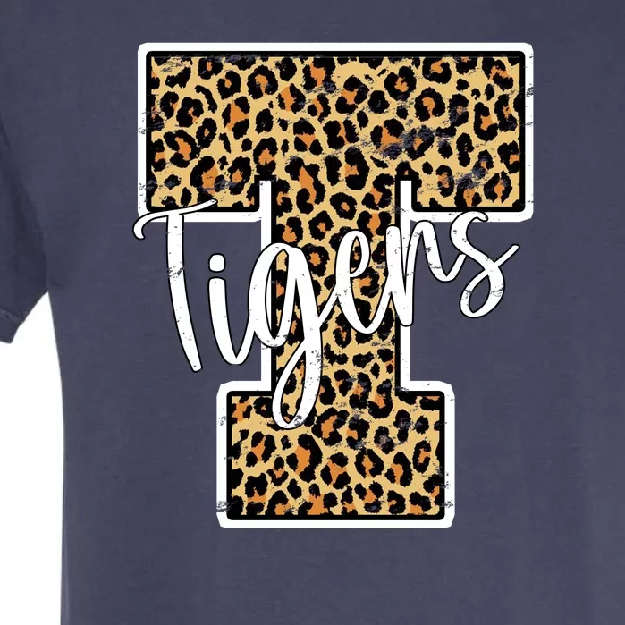 Tigers Leopard Mascot Garment-Dyed Heavyweight T-Shirt