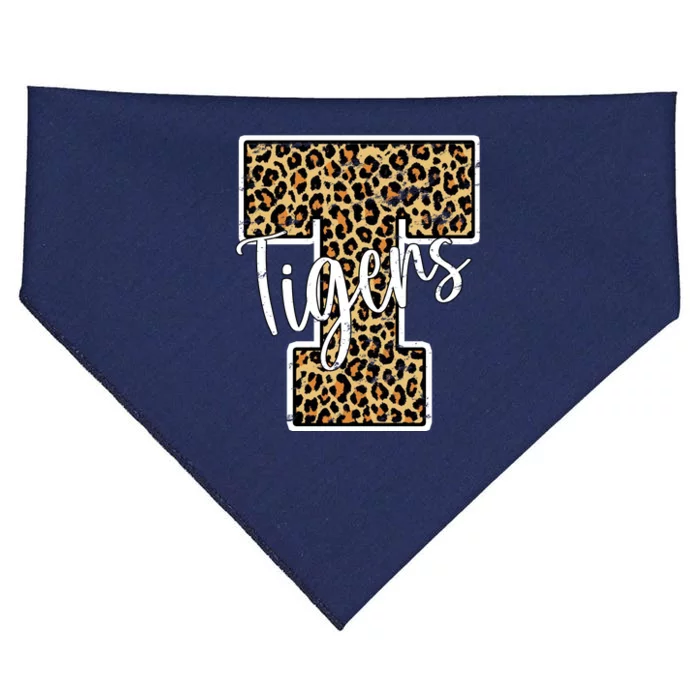 Tigers Leopard Mascot USA-Made Doggie Bandana