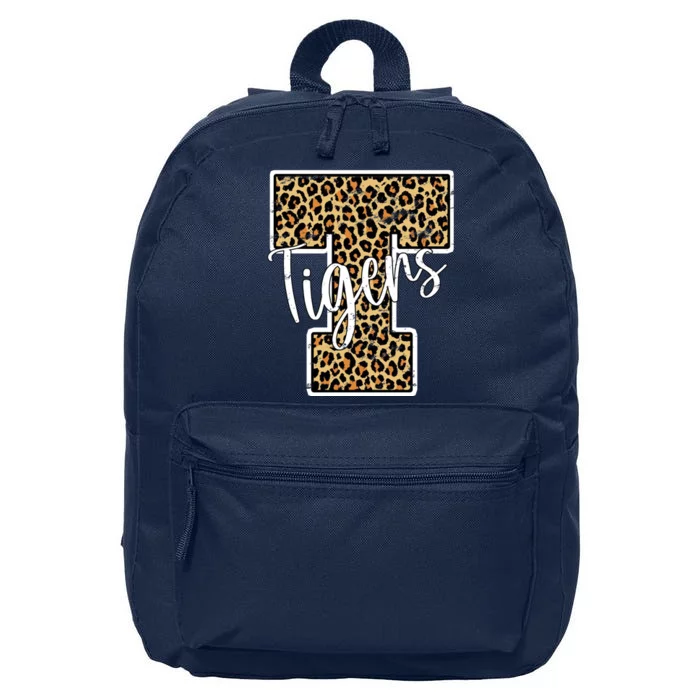 Tigers Leopard Mascot 16 in Basic Backpack