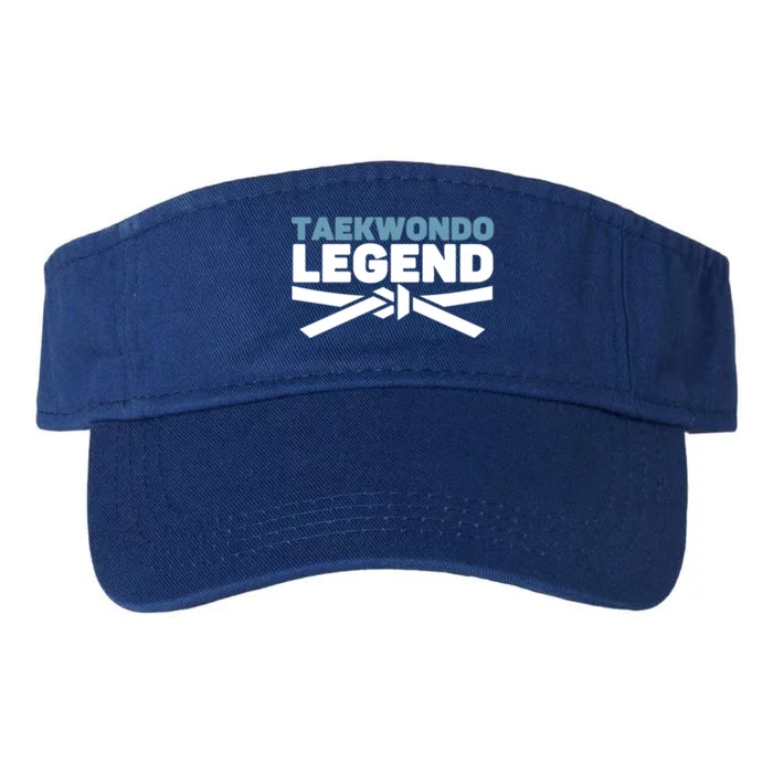 Taekwondo Legend Mixed Martial Arts Gift Valucap Bio-Washed Visor