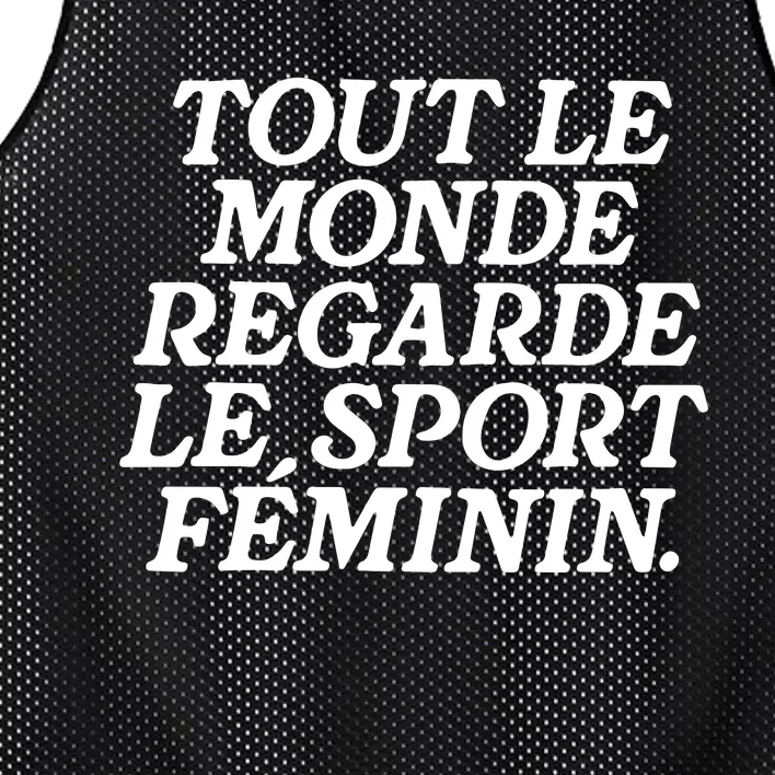 Tout Le Monde Regarde Le Sport Feminin Women’S Sports Mesh Reversible Basketball Jersey Tank