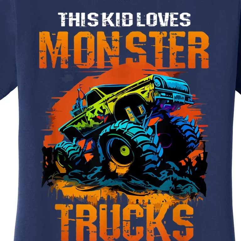 This Loves Monster Trucks Monster Truck Women's T-Shirt