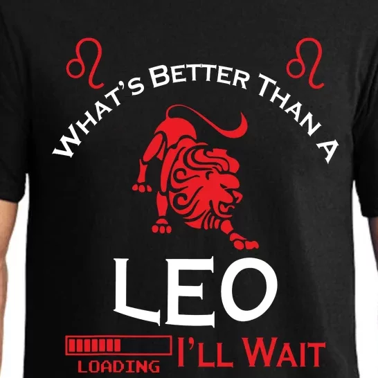 Team Leo Man Or Leo Woman Retro Style Horoscope Birthday Pajama Set