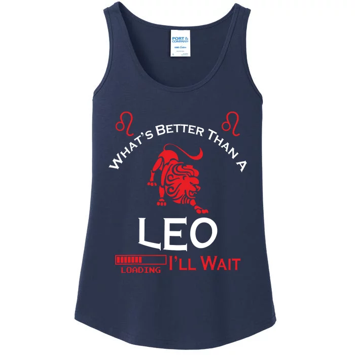 Team Leo Man Or Leo Woman Retro Style Horoscope Birthday Ladies Essential Tank