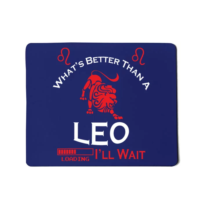 Team Leo Man Or Leo Woman Retro Style Horoscope Birthday Mousepad