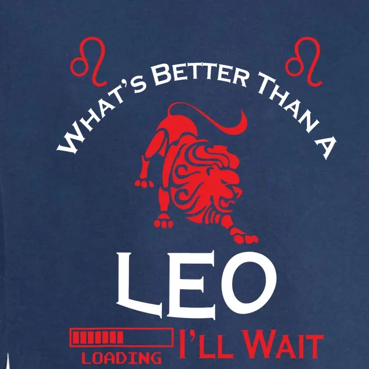 Team Leo Man Or Leo Woman Retro Style Horoscope Birthday Garment-Dyed Sweatshirt