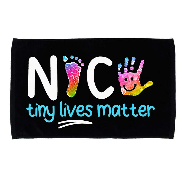 Tiny Lives Matter NICU Nursing Neonatal Nurses Microfiber Hand Towel