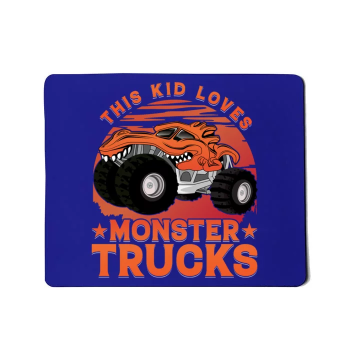 This Loves Monster Trucks Cute Gift Mousepad