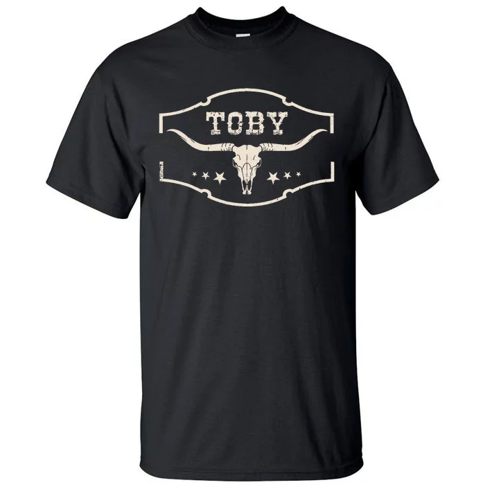 Toby Last Name Personalized Vintage Team Toby Tall T-Shirt