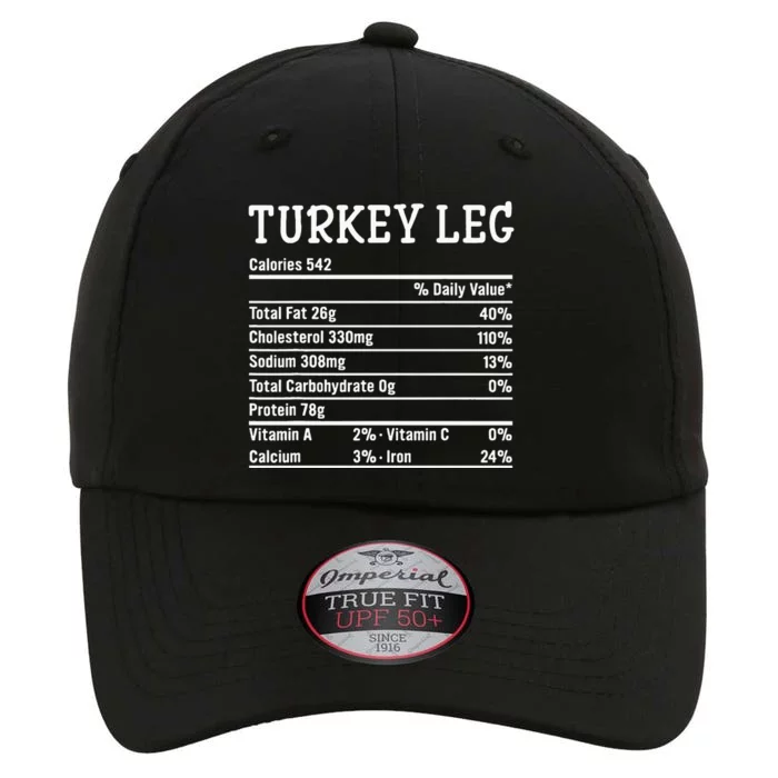 Turkey Leg Nutrition Thanksgiving Costume Food Facts Xmas The Original Performance Cap