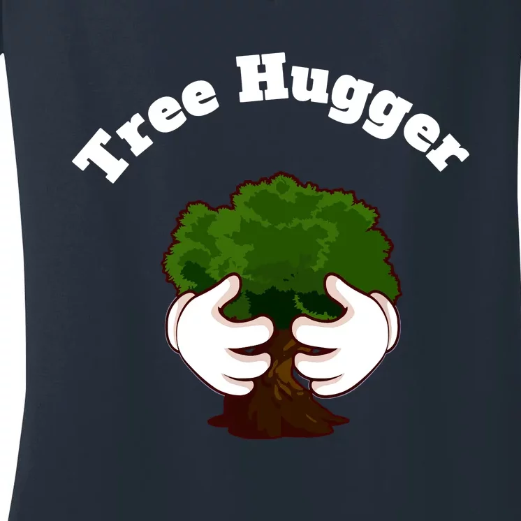 Tree Lover Nature Lover Hippie Novelty Women's V-Neck T-Shirt