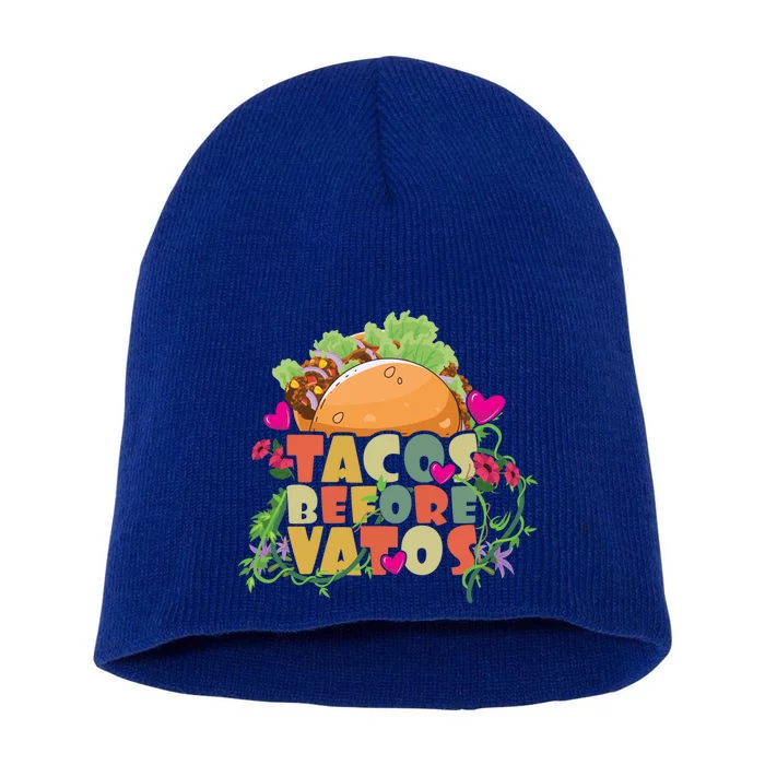 Taco Lover Nacho Valentines Day Hearts Day Happy Valentines Gift Short Acrylic Beanie