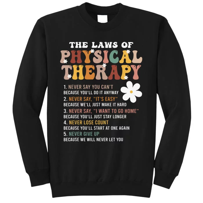 The Laws Of Physical Therapy Physical Therapist Sweatshirt