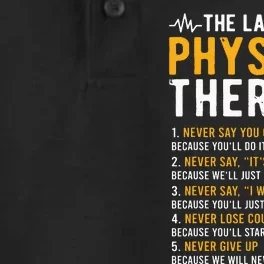 The Laws Of Physical Therapy Physical Therapist Dry Zone Grid Performance Polo