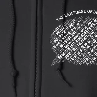 The Language Of Dentistry Full Zip Hoodie