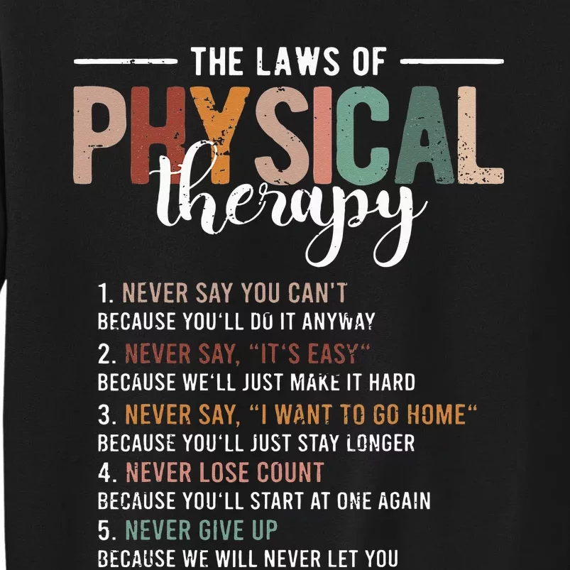 The Laws Of Physical Therapy – Physical Therapist Sweatshirt