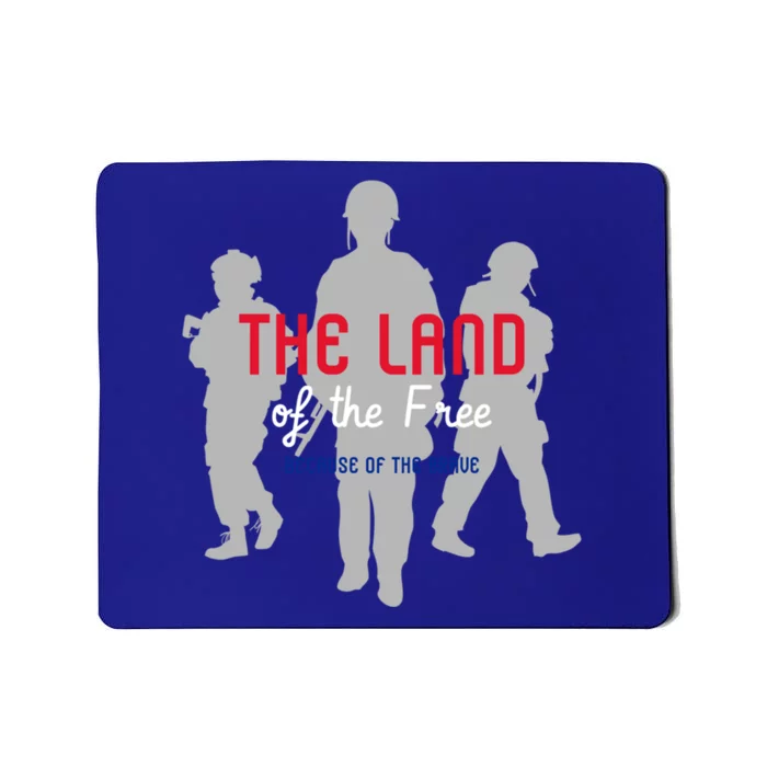 The Land Of The Free Because Of The Brave Gift Mousepad