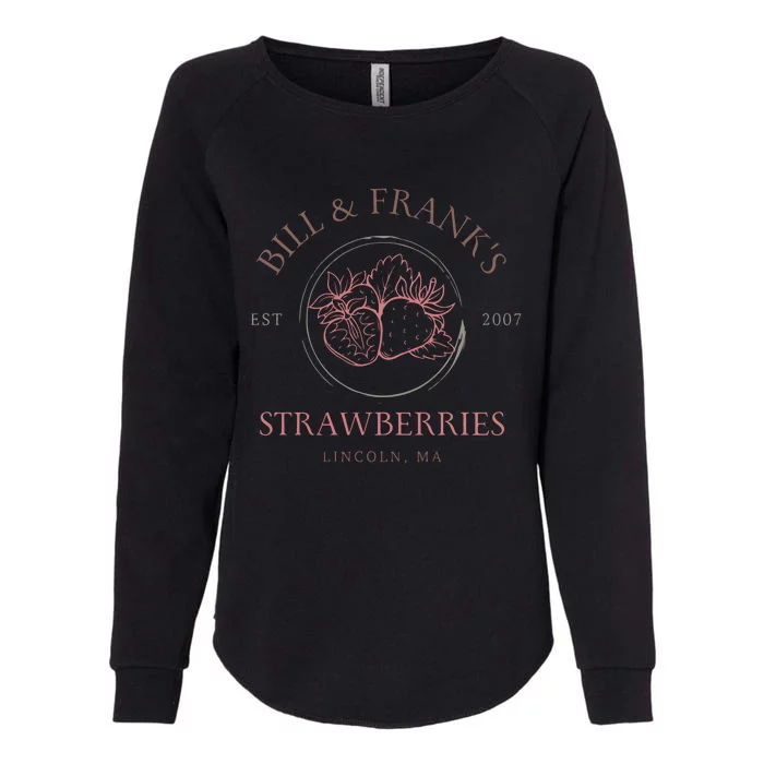 The Last Of Us Bill & Frank Strawberries Womens California Wash Sweatshirt