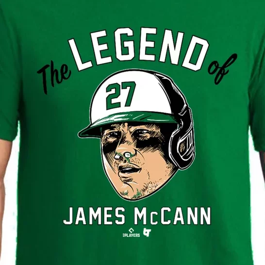 The Legend Of James Mccann Baltimore Baseball Pajama Set