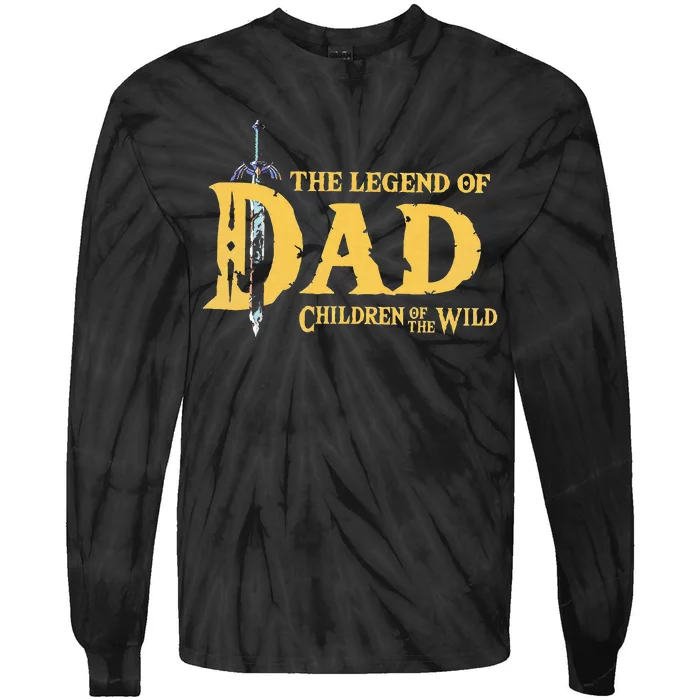 The Legend Of Dad Children Of The Wild Tie-Dye Long Sleeve Shirt