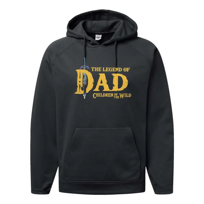 The Legend Of Dad Children Of The Wild Performance Fleece Hoodie