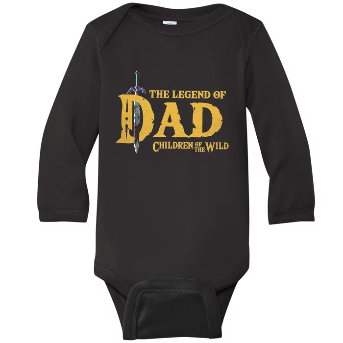 The Legend Of Dad Children Of The Wild Baby Long Sleeve Bodysuit