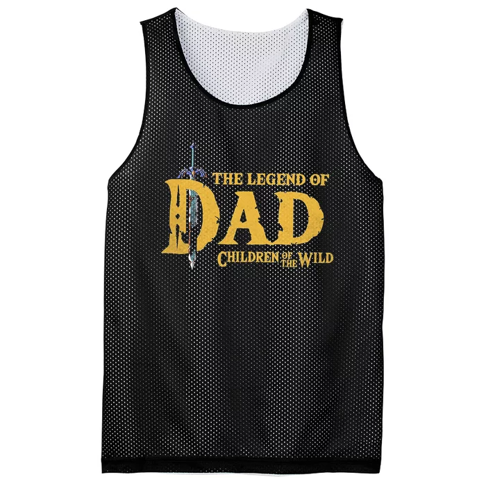 The Legend Of Dad Children Of The Wild Mesh Reversible Basketball Jersey Tank