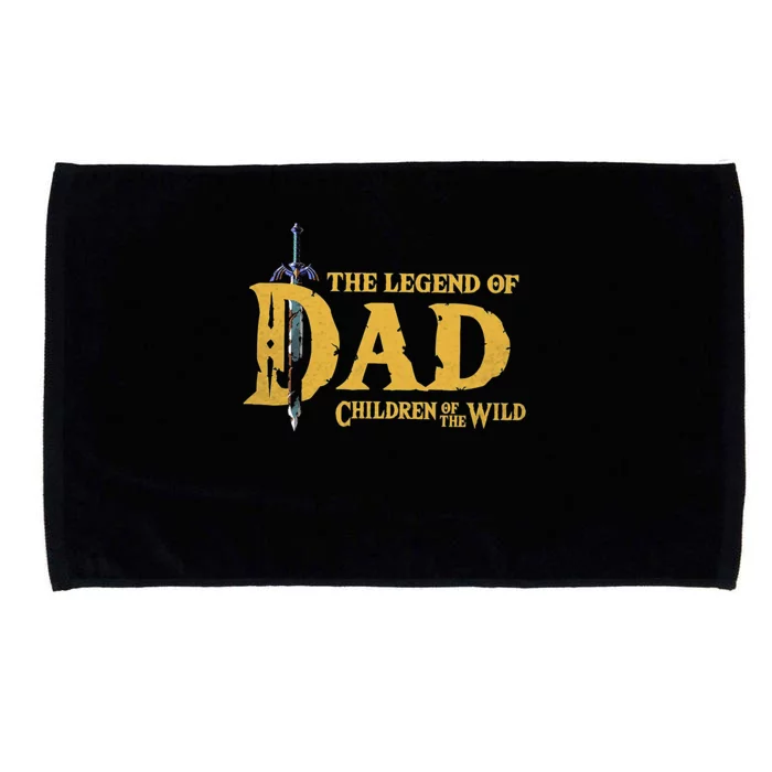 The Legend Of Dad Children Of The Wild Microfiber Hand Towel