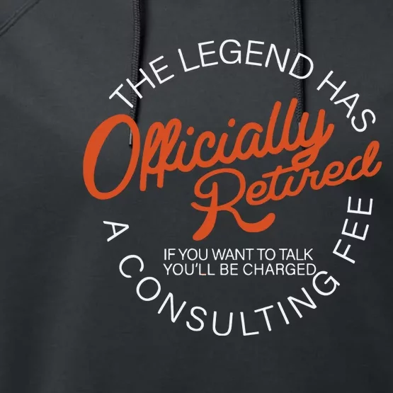 The Legend Officially Retired Performance Fleece Hoodie