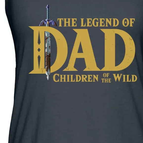 The Legend Of Dad Children Of The Wild Ladies Essential Flowy Tank