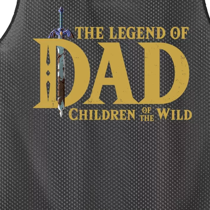 The Legend Of Dad Children Of The Wild Mesh Reversible Basketball Jersey Tank