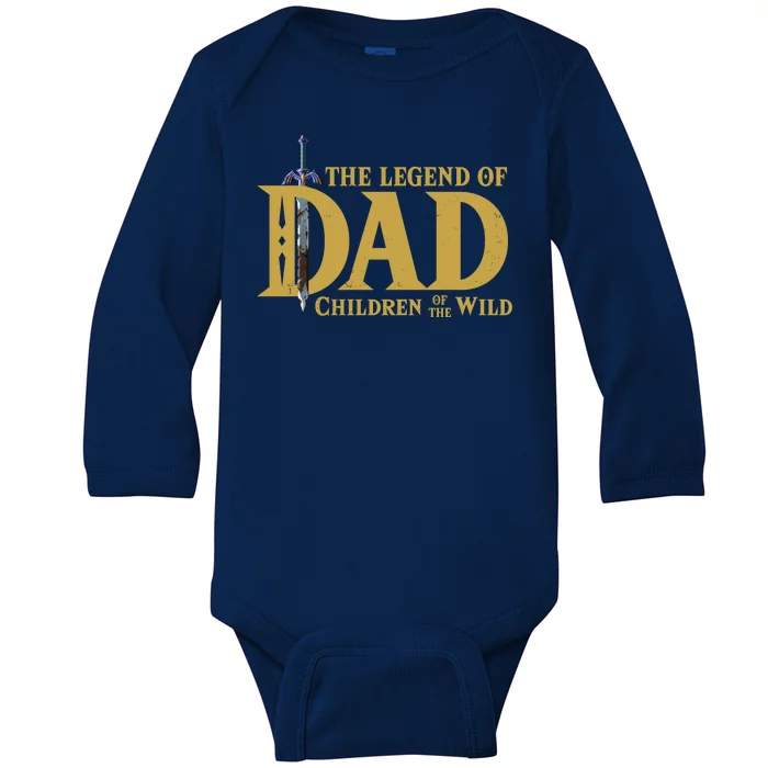 The Legend Of Dad Children Of The Wild Baby Long Sleeve Bodysuit