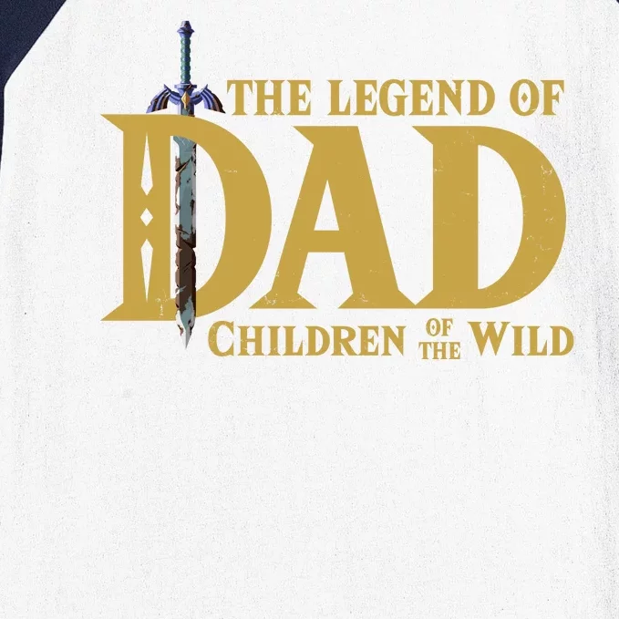 The Legend Of Dad Children Of The Wild Baseball Sleeve Shirt