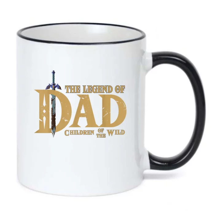 The Legend Of Dad Children Of The Wild Funny FatherS Day Black Color Changing Mug