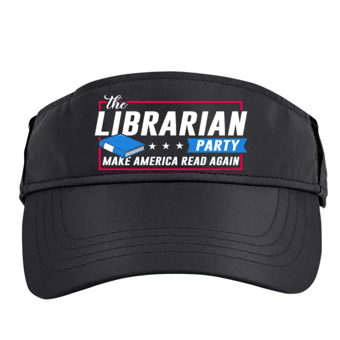 The Librarian Party: Make America Read Again Adult Drive Performance Visor