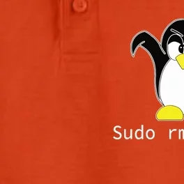 Tux Linux Penguin Sudo Rm Rf Programmer Developer Hacker Dry Zone Grid Performance Polo